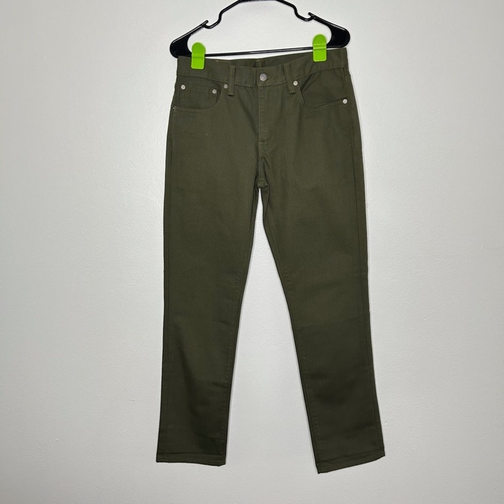 Levi's 511 Slim Fit Olive Green Pants Sz 32 x 32